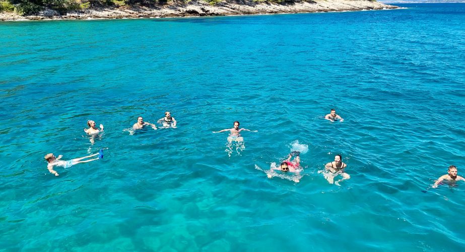 Boottocht Kroatie zwemmen Boottocht Kroatie zwemmen